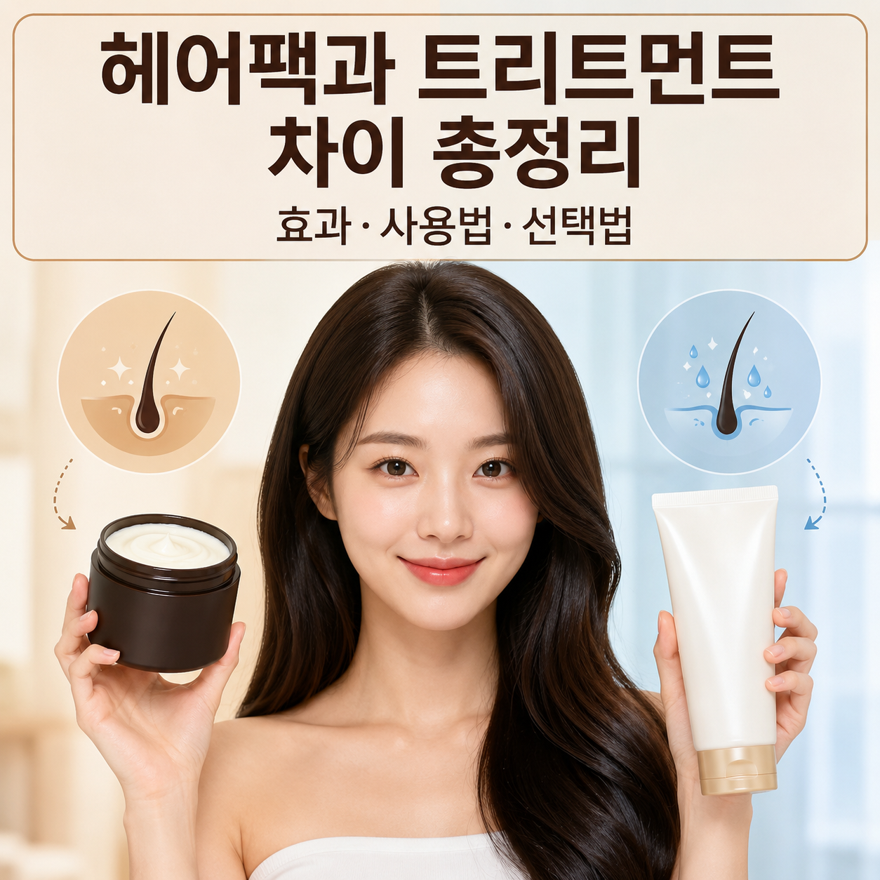 헤어팩과 트리트먼트 차이