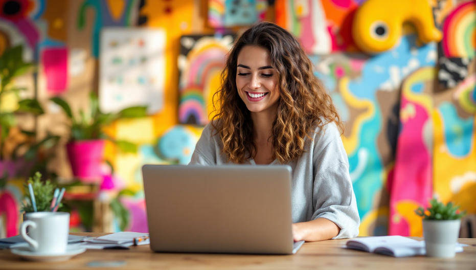 블로그 체험단 활동을 하는 블로거가 상품 사진을 찍고 후기를 작성하는 모습