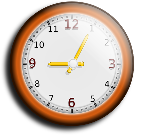 시계-9시