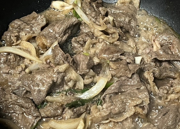 고기 볶기 불고기