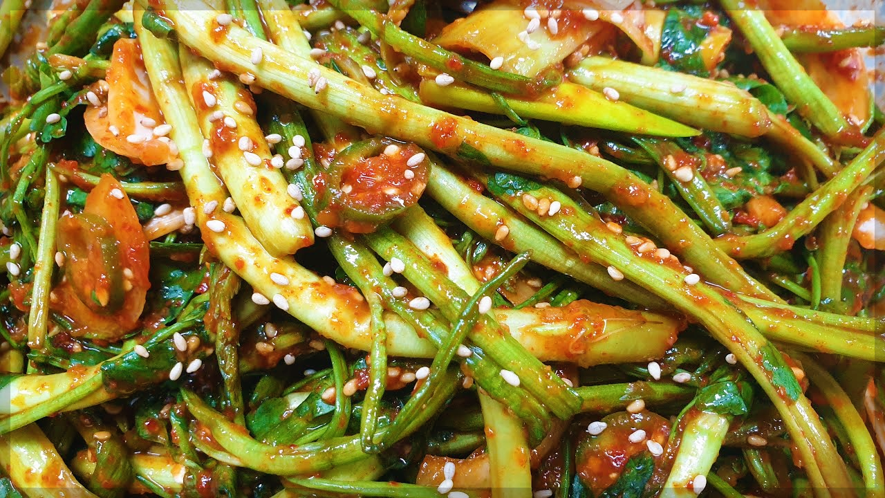 미나리-김치-담그는법