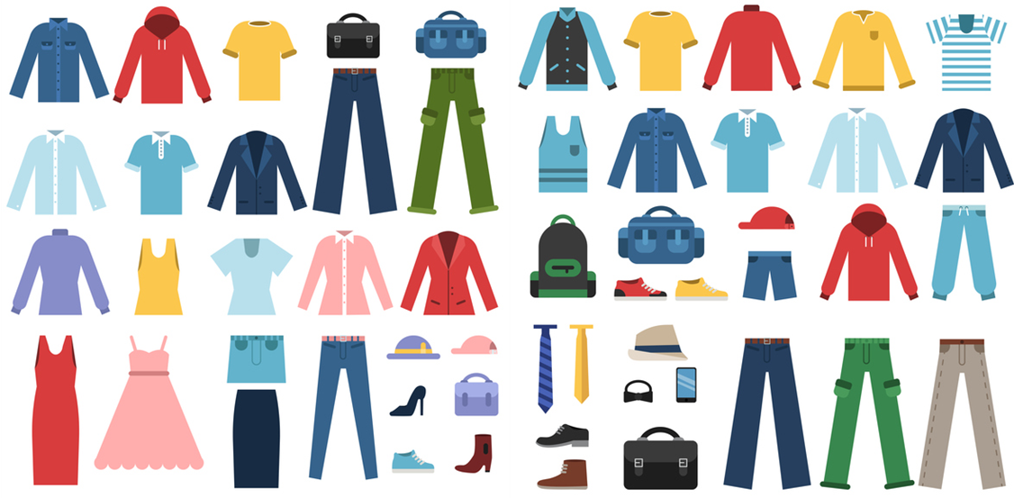 옷차림 관련내용 이미지