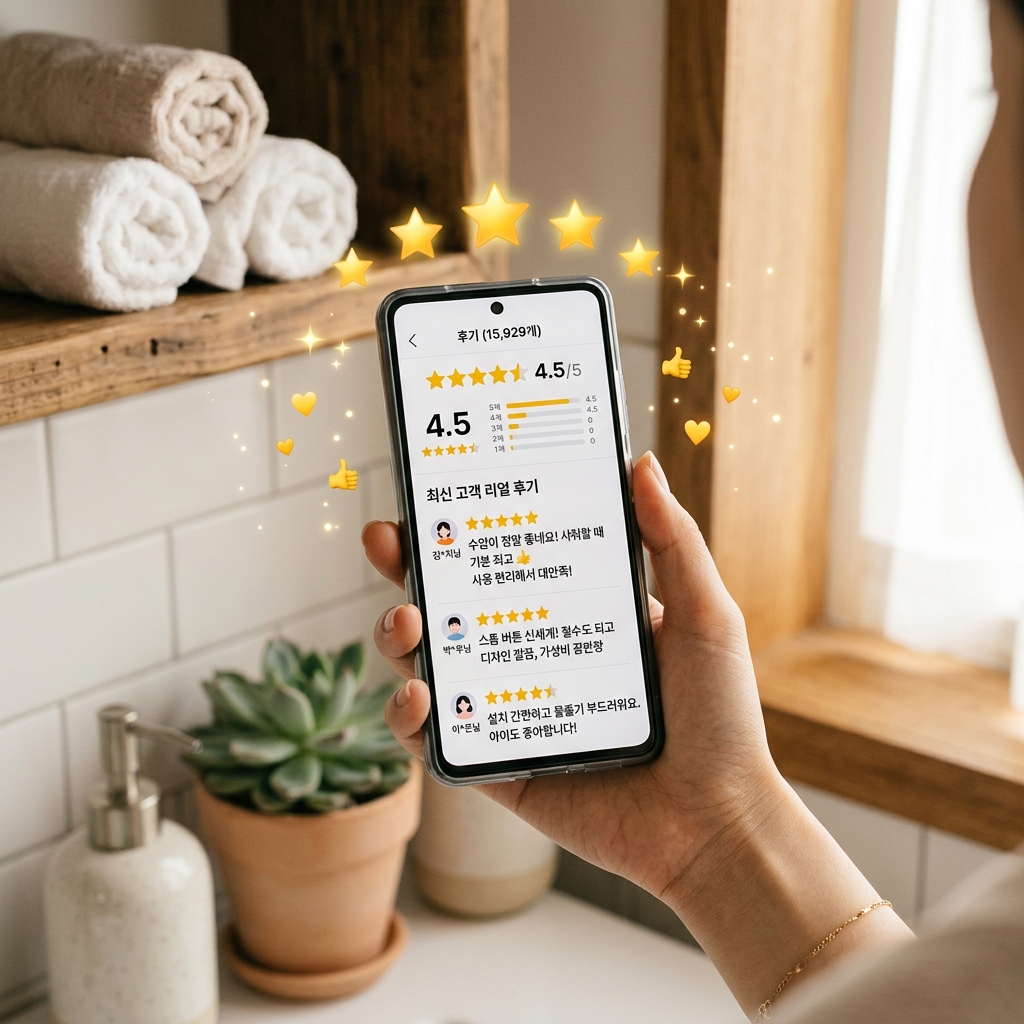 샤워헤드 추천 코멧홈 실제 사용 후기