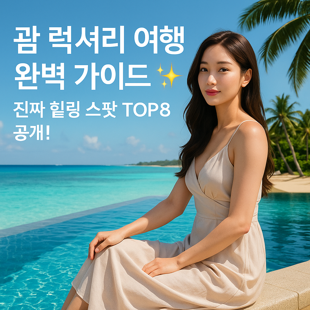 괌 럭셔리 여행 완벽 가이드! 진짜 힐링 스팟 추천 TOP3 공개