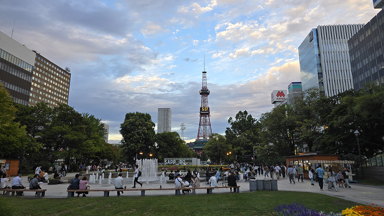 오도리공원 풍경