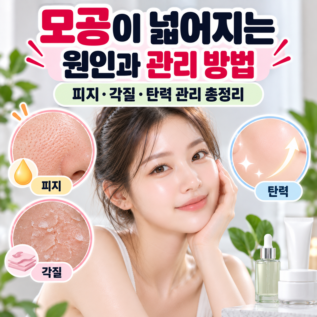 모공이 넓어지는 원인과 관리 방법