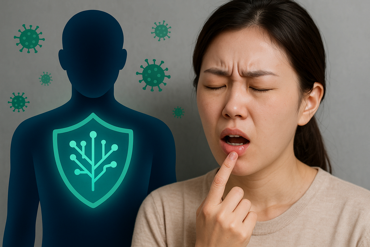 면역력 저하와 잦은 구내염의 관계