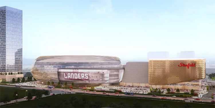 청라 스타필드와 돔구장 구상도