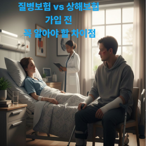 질병보험 vs 상해보험 가입 전 꼭 알아야 할 차이점