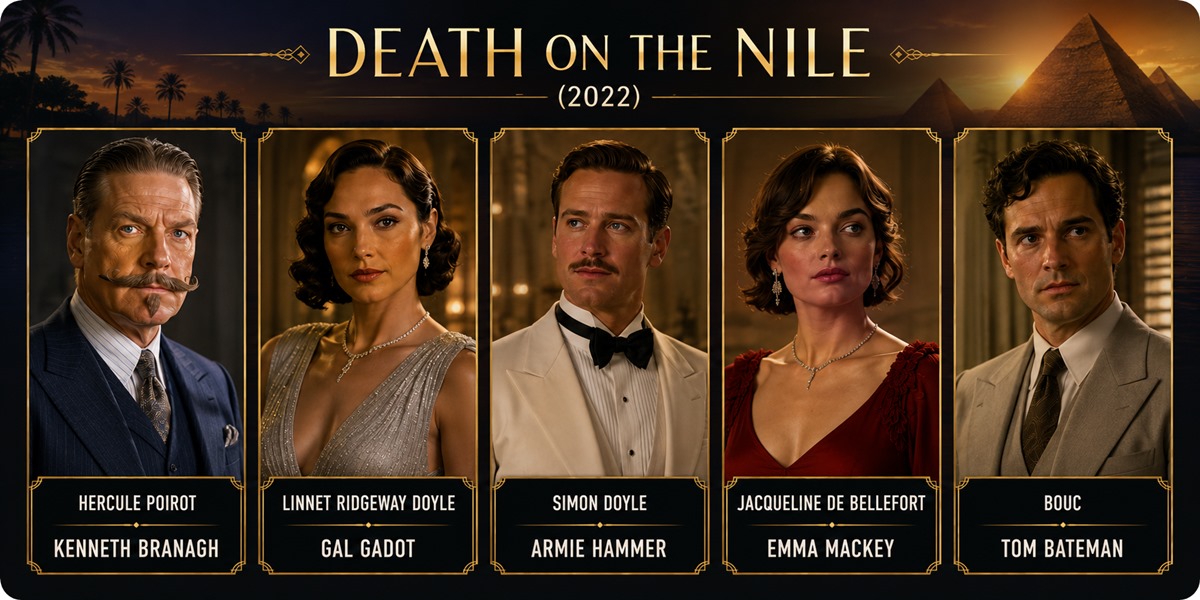 나일 강의 죽음(Death On The Nile) 출연 배우