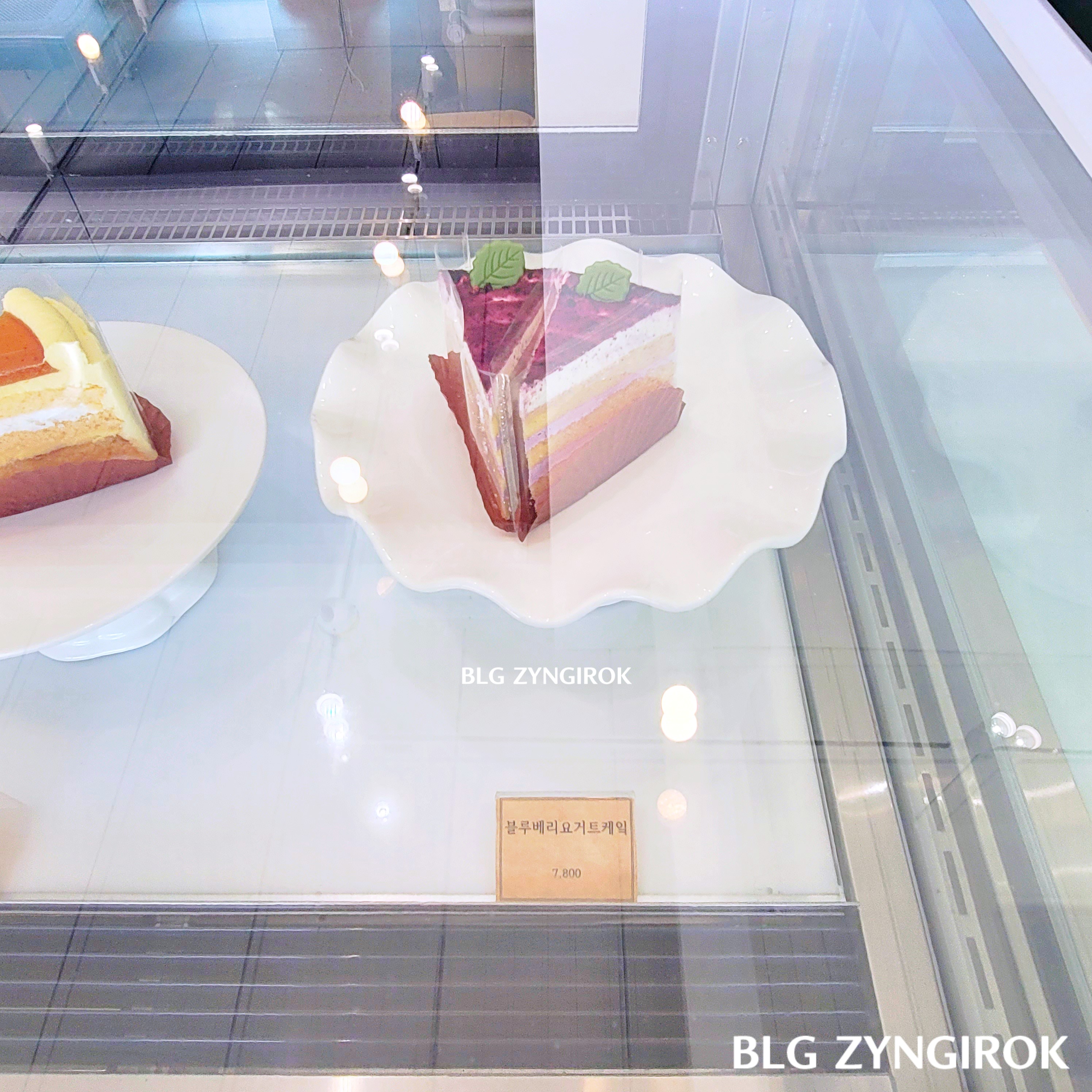 양주 카페 닛다 내부 - 디저트 메뉴 모습이다.