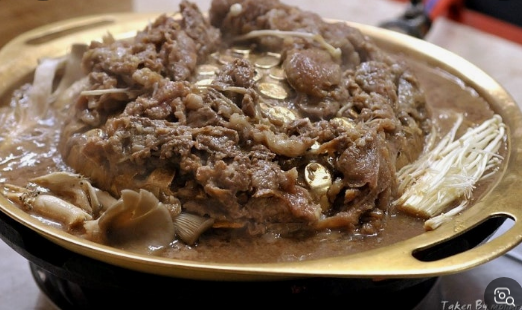 한국 불고기 음식