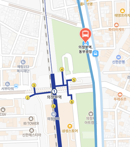 7200번 버스 노선도