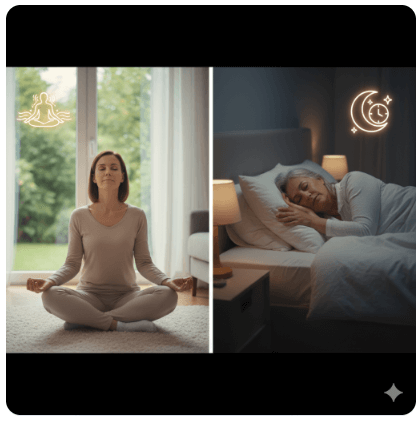 저속노화 관리_명상과 수면