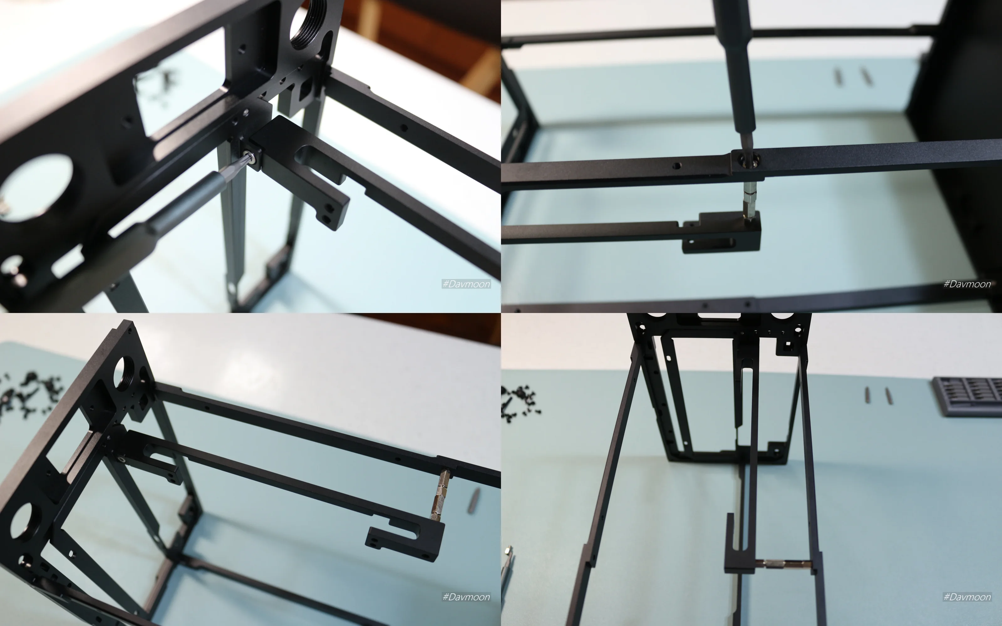 formd t1 v2 은색 고정 부품 및 거치대 조립 완료