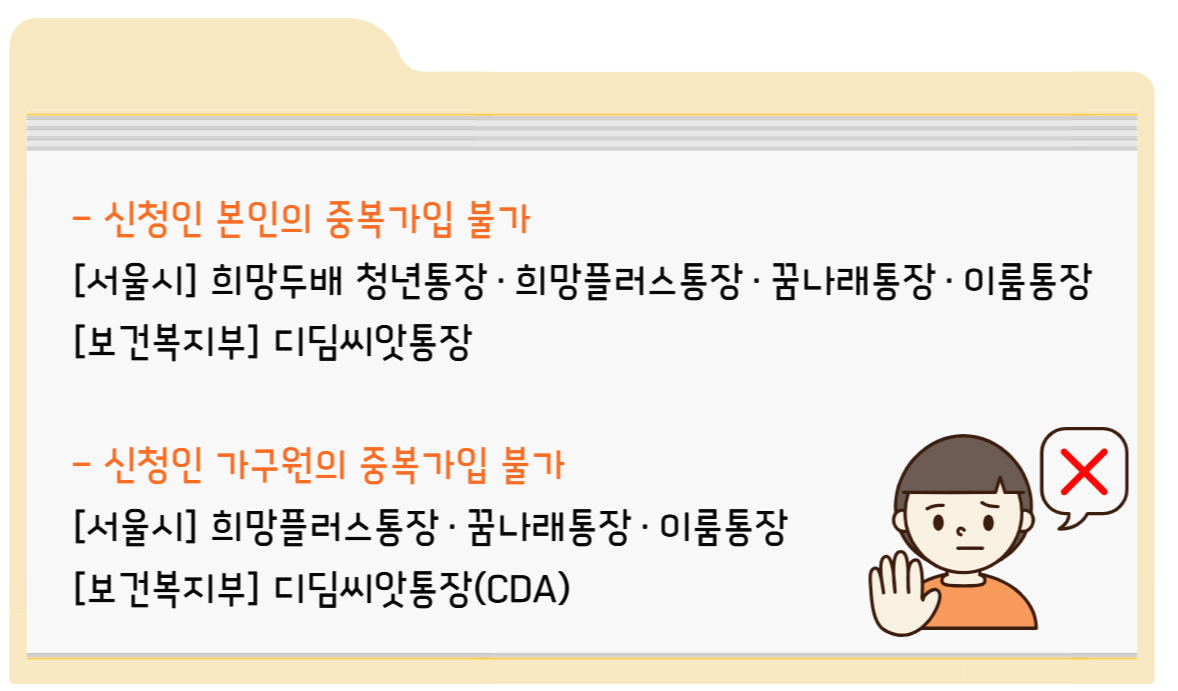 지원 대상 및 자격 조건