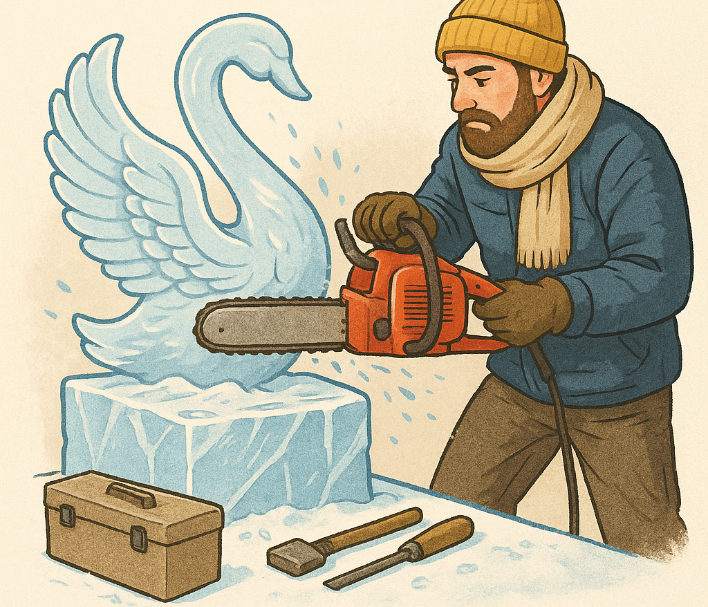 얼음 위에 새긴 예술, 얼음 조각가라는 직업