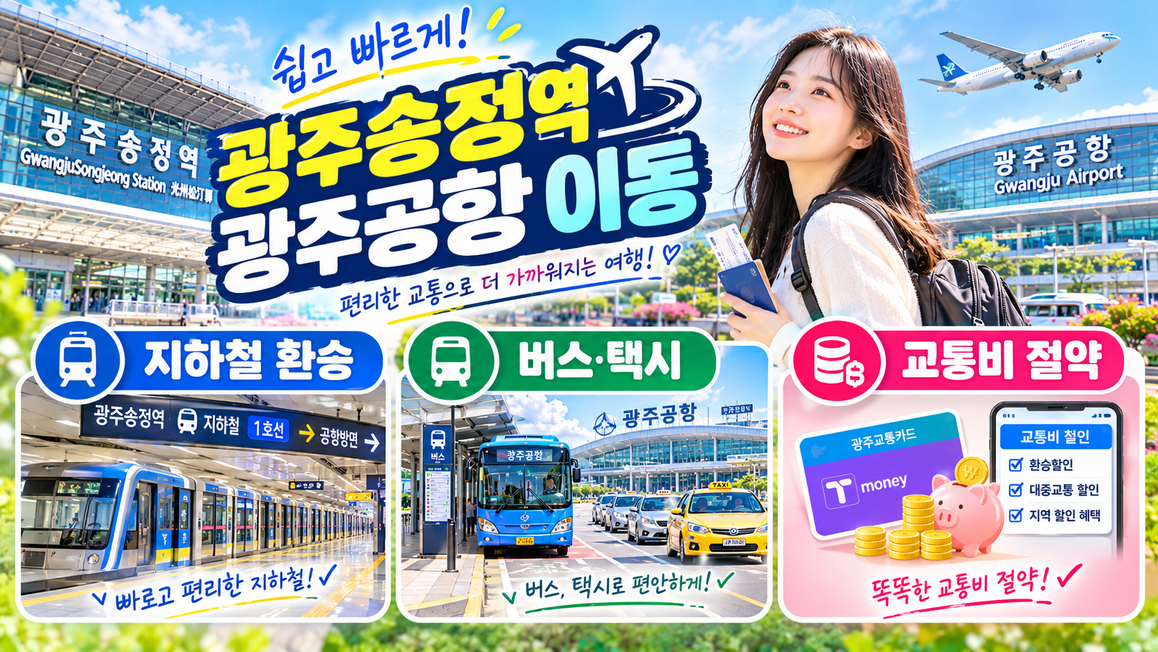 광주송정역 광주공항 이동