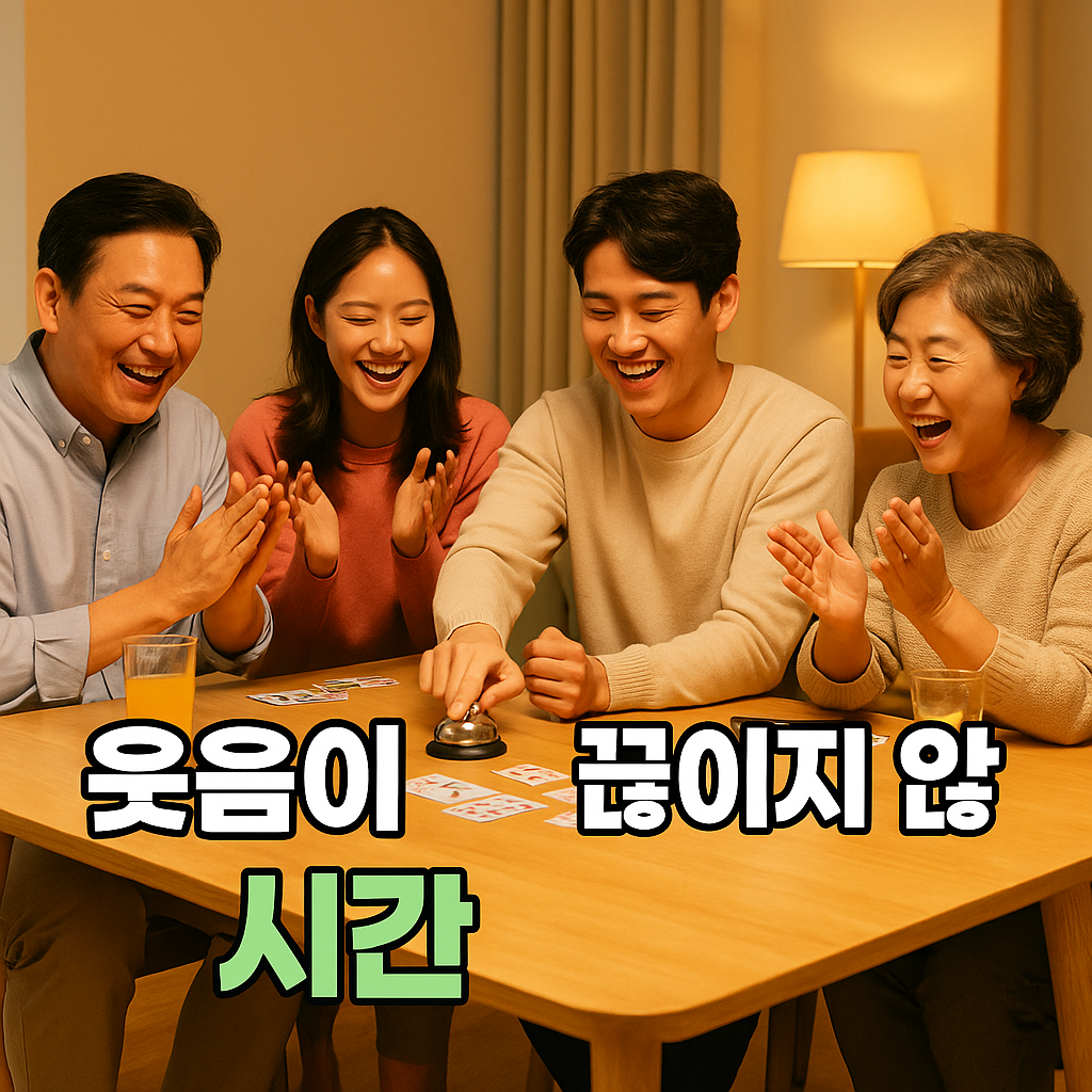 웃음이 끊이지 않는 보드게임 시간