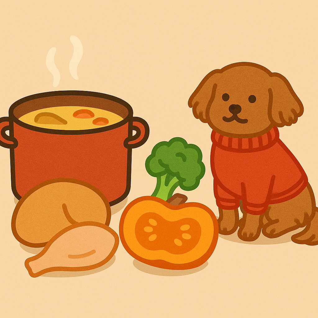 강아지 겨울 건강식 플래터 구조도 이미지