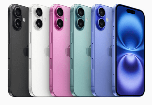 아이폰 16 색상들