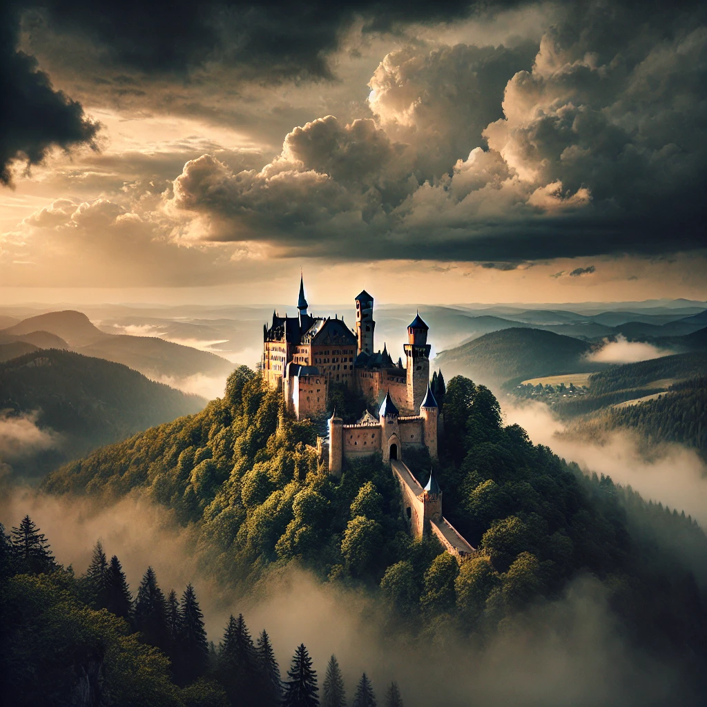 중세 성채 이미지