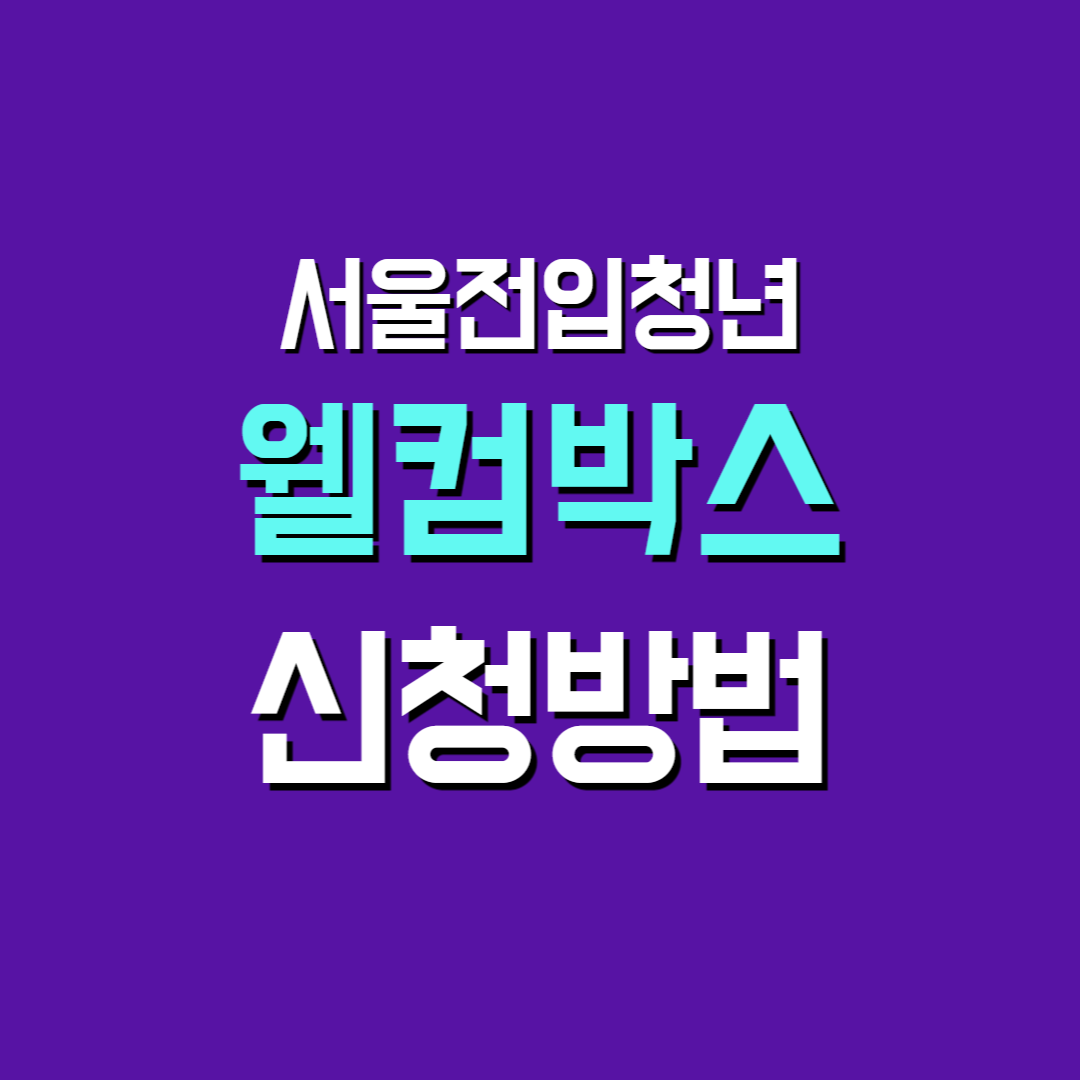 서울전입청년웰컴박스