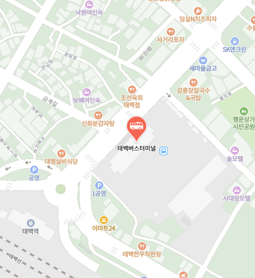 테벡터미널 위치