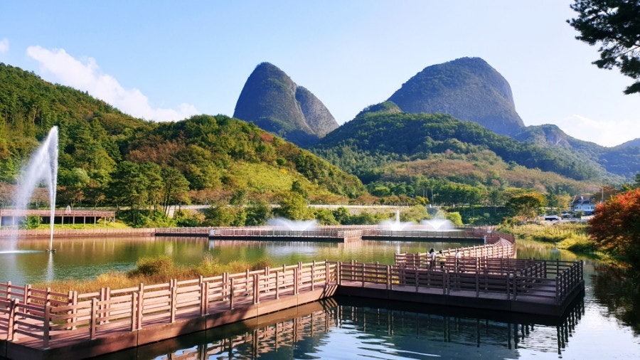 사양저수지 사진