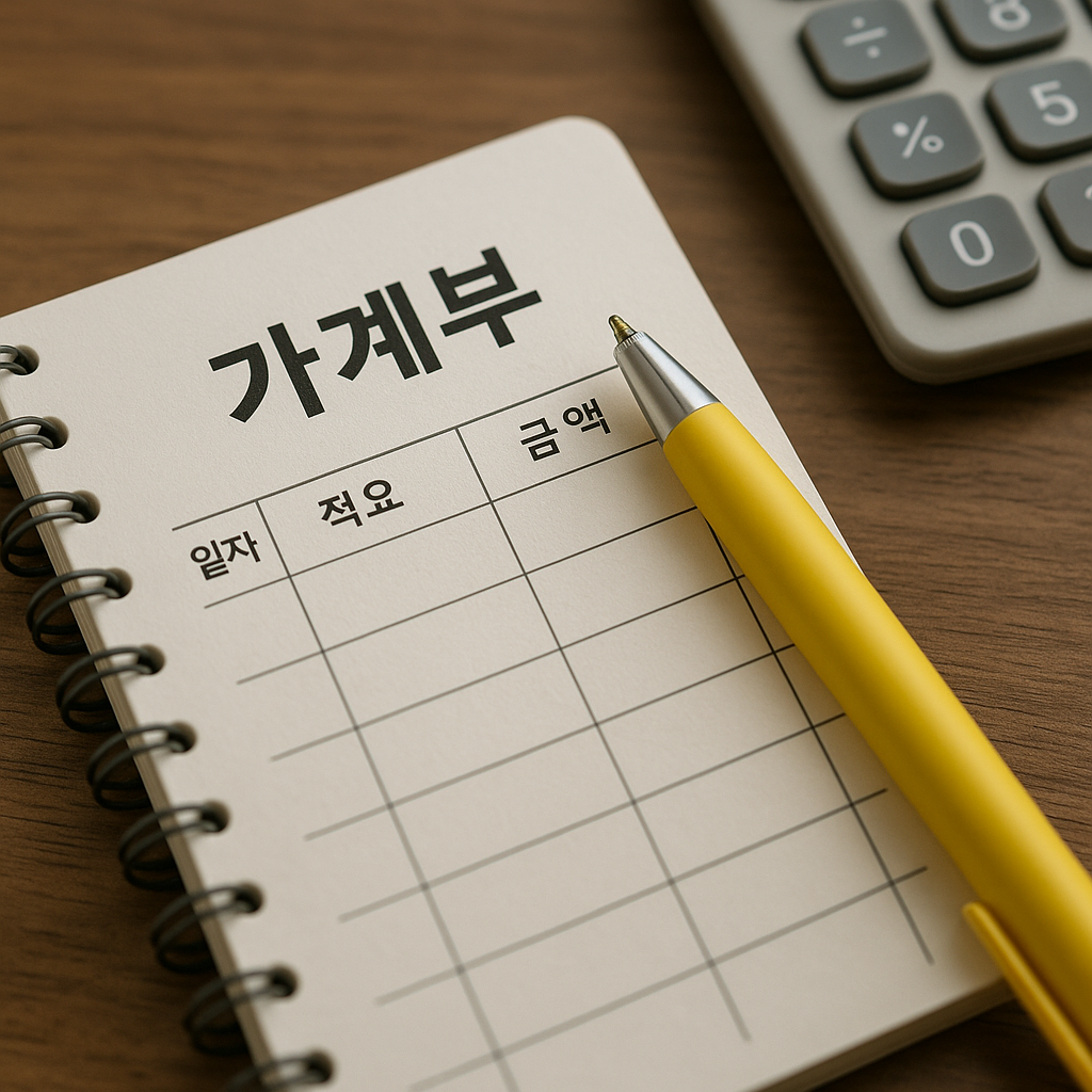하루 5분 가계부 쓰는 법, 소비 줄이고 돈 모으는 재테크 습관 만들기