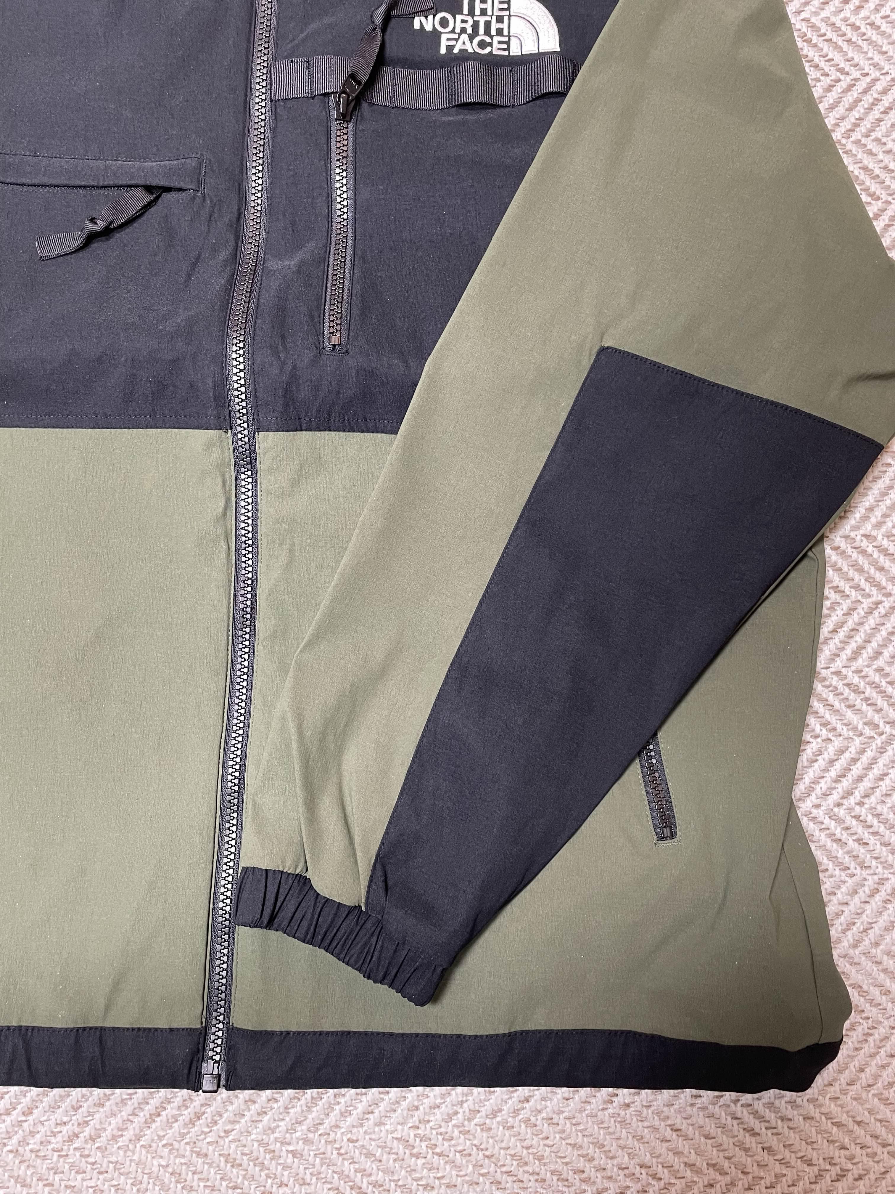 노스페이스 데날리 윈드자켓 팔꿈치 검정색