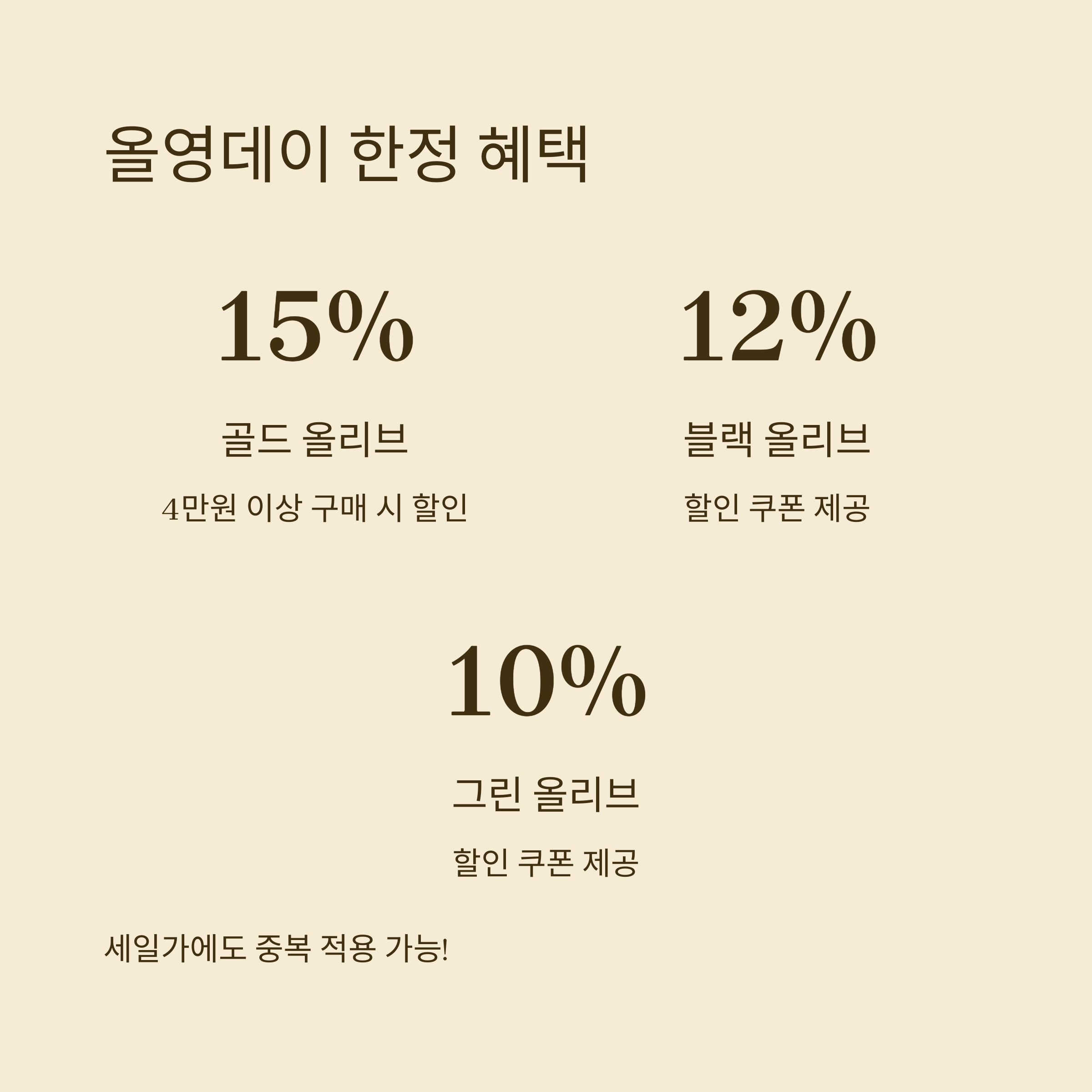 올영데이 한정