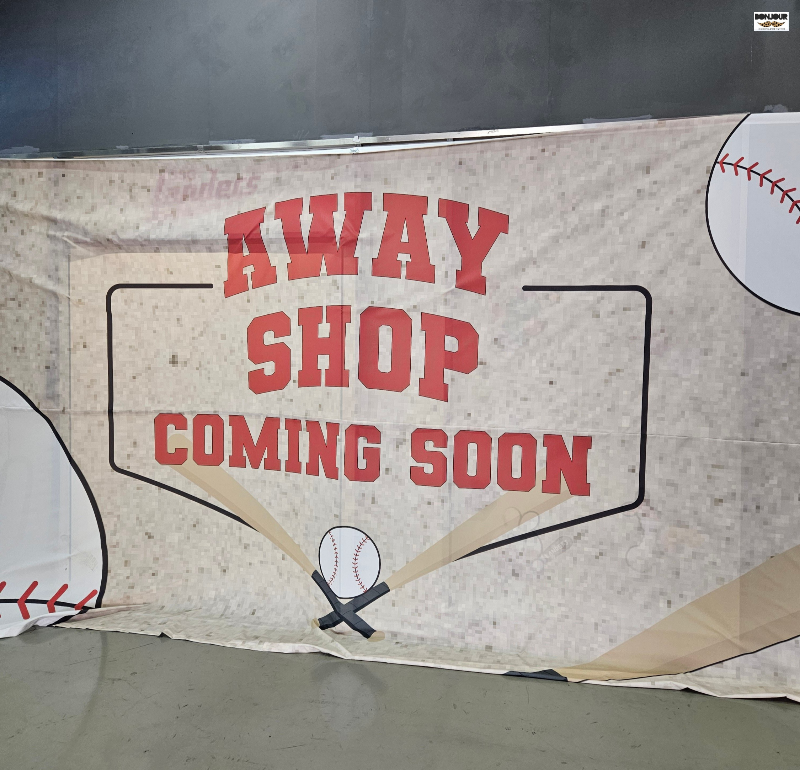 어웨이매장이 커밍순인 문학경기장