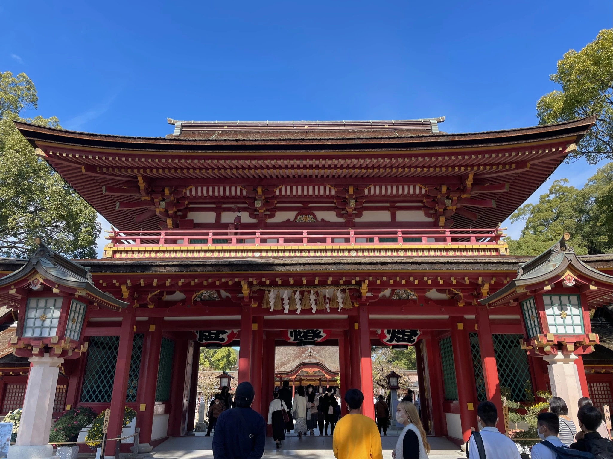 다자이후 텐만구 본전 입구