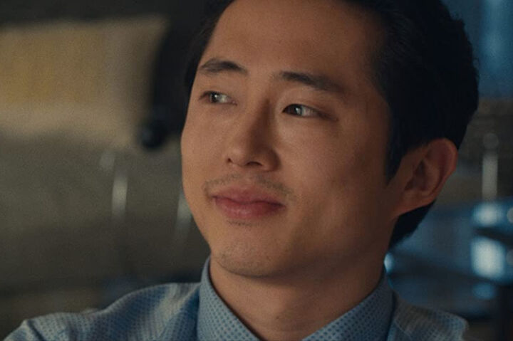 스티븐연의 얼굴이 나온 모습