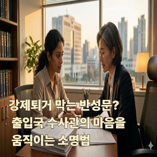 외국인 음주운전&middot;폭행 후 비자 방어하기: 사범심사 소명서 작성법