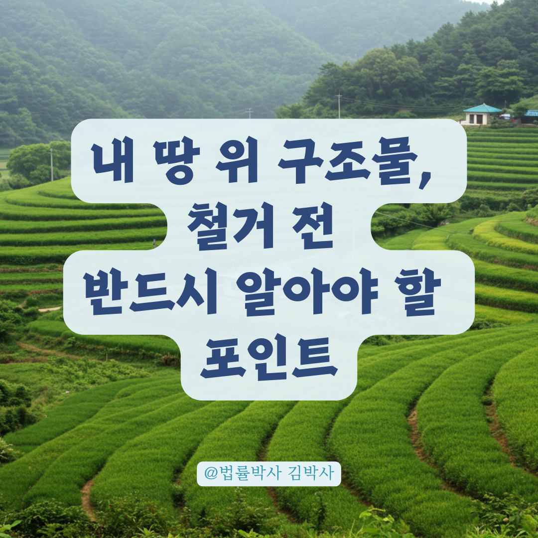 내 땅에 무단 설치된 구조물, 철거 후 배상 요구? 이렇게 대응하세요!