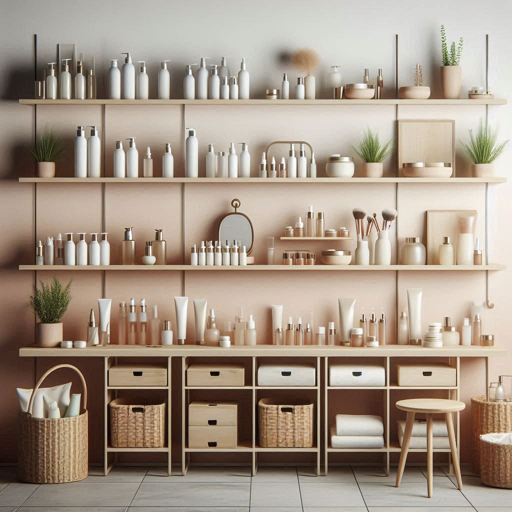 피부,체형관리 샵 배경