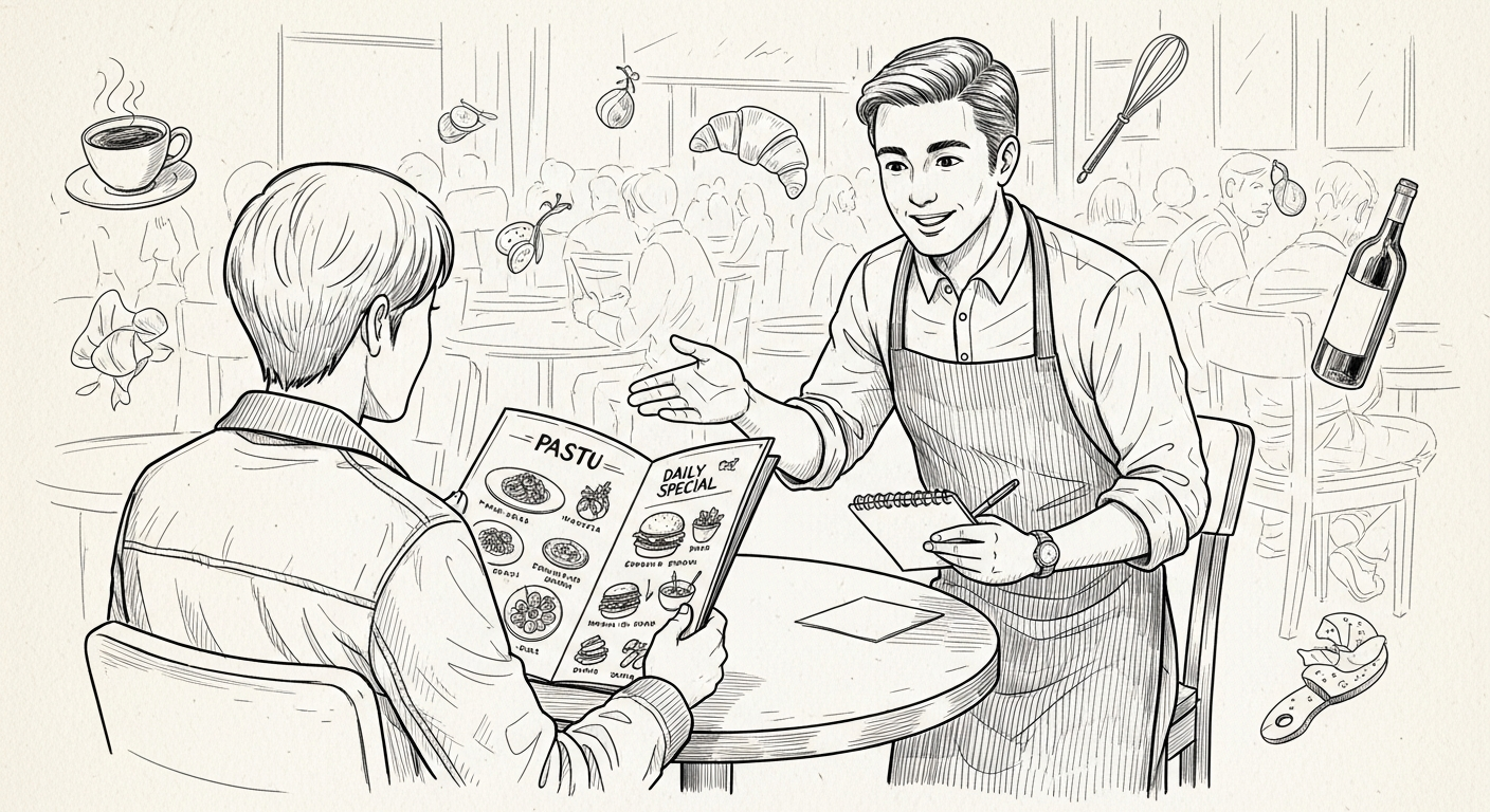 오늘의 추천 메뉴 주문