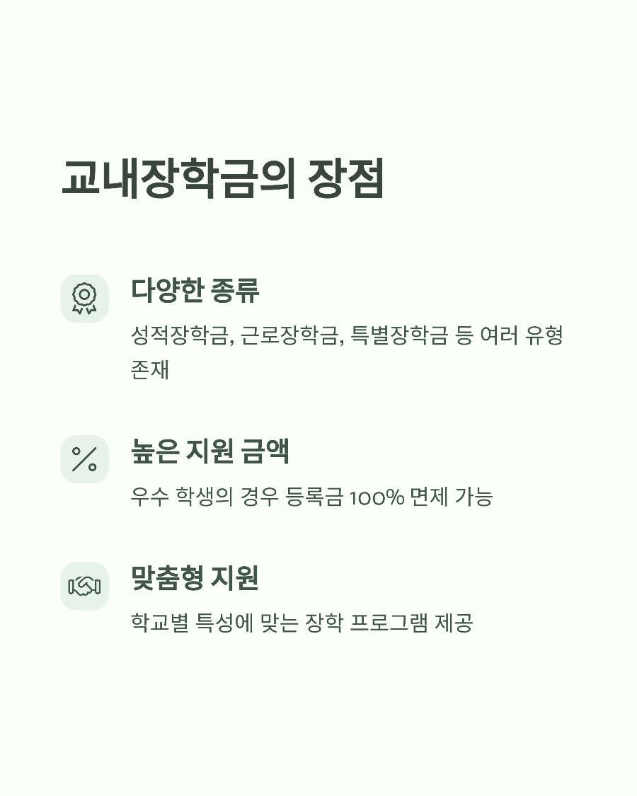 2025년 국가장학금 vs 교내장학금 비교 어떤 장학금이 나에게 더 유리할까