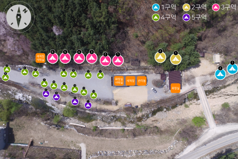 경기-가평-물의나라-캠핑장-사진-입니다.