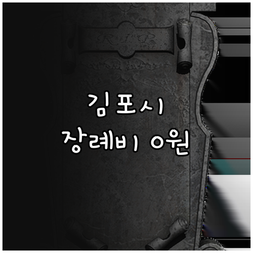 2025 김포시 장례비 걱정 끝 장사..