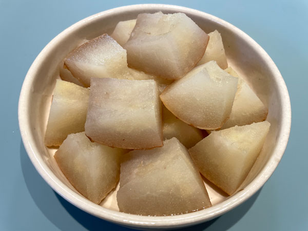 배숙 만들기 - 배숙 조각 모음