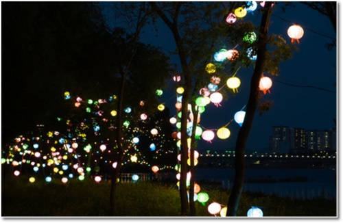 형산강 연등문화축제 연등 행사