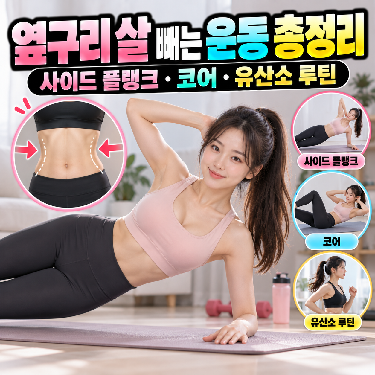 옆구리 살 빼는 운동