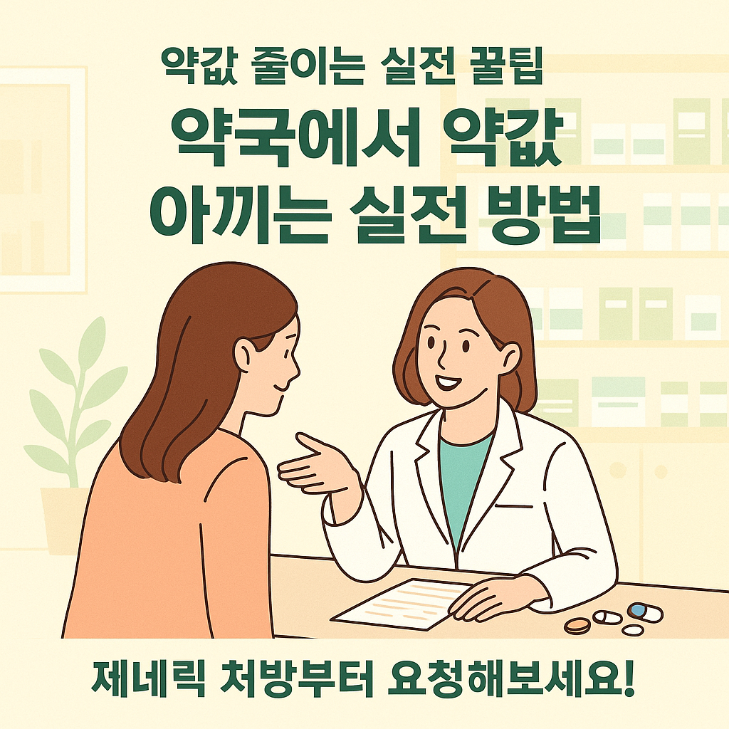 [2편] 약국에서 약값 아끼는 실전 방법