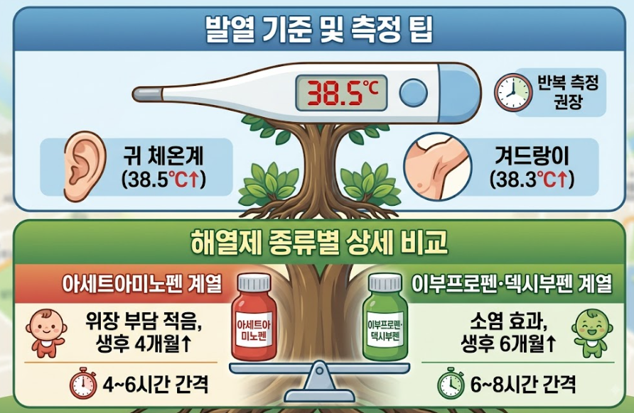 아기 열날때 해열제 용량