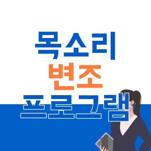 목소리 변조 프로그램
