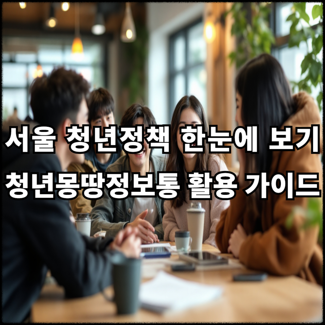 서울 청년정책 한눈에 보기: 청년몽땅정보통 200% 활용 가이드