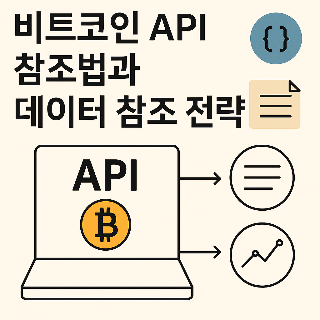 비트코인 API 참조법과 데이터 참조 전략
